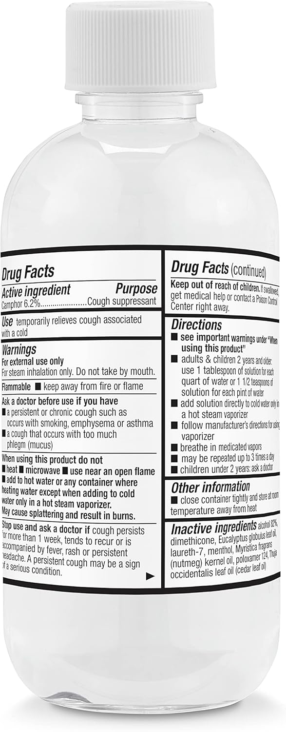 Amazon Basics Vaporizing Steam Liquid Cough Suppressant Review