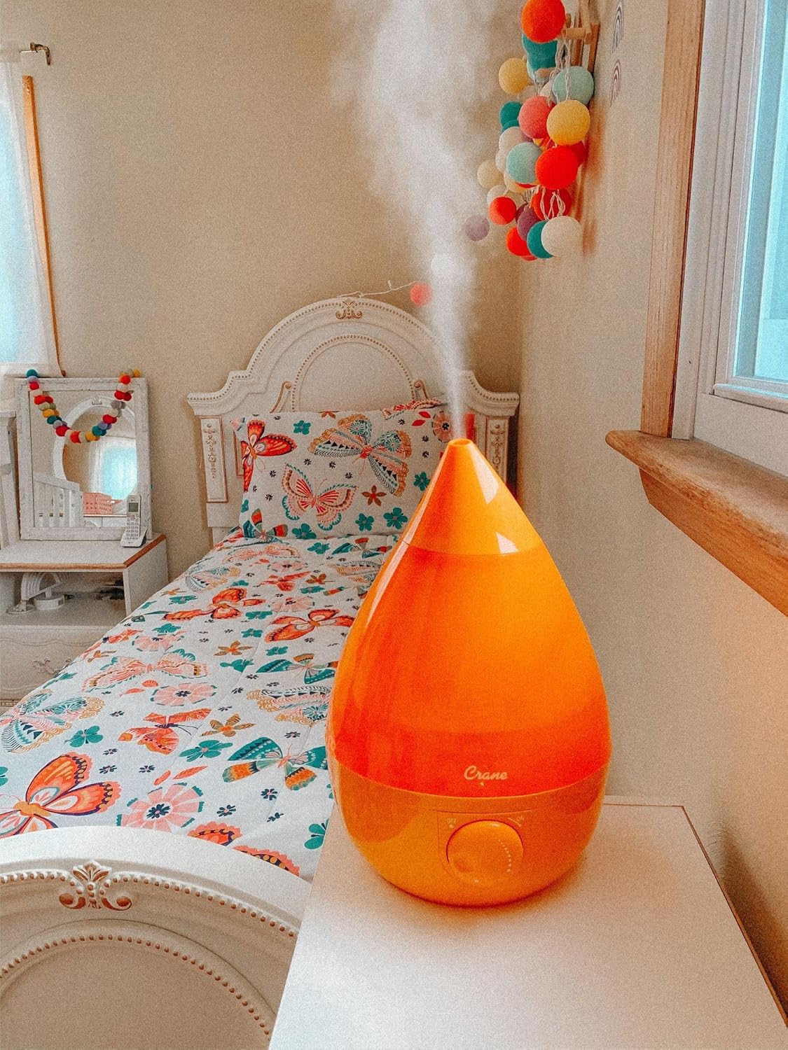 Crane White Teardrop Humidifier Review