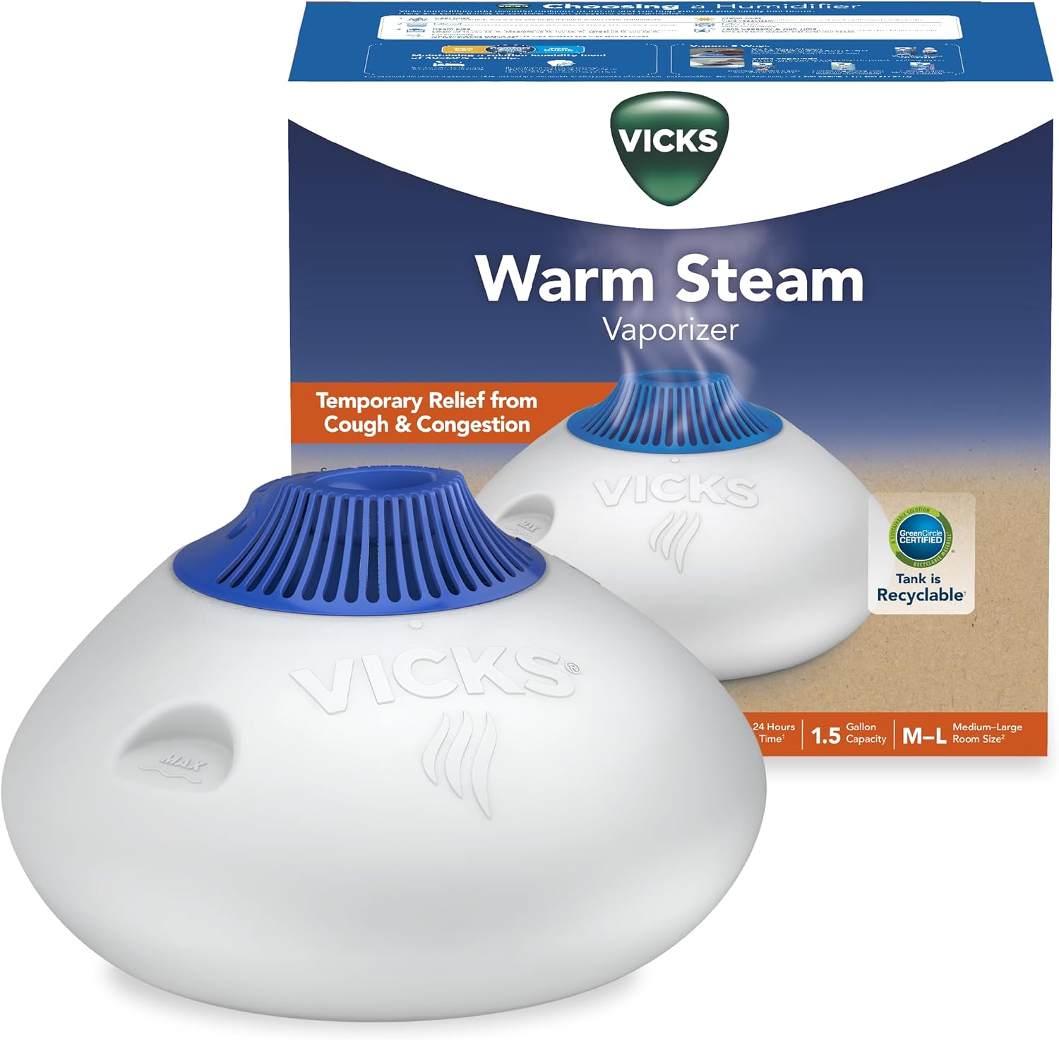 Vicks Warm Steam Vaporizer Review